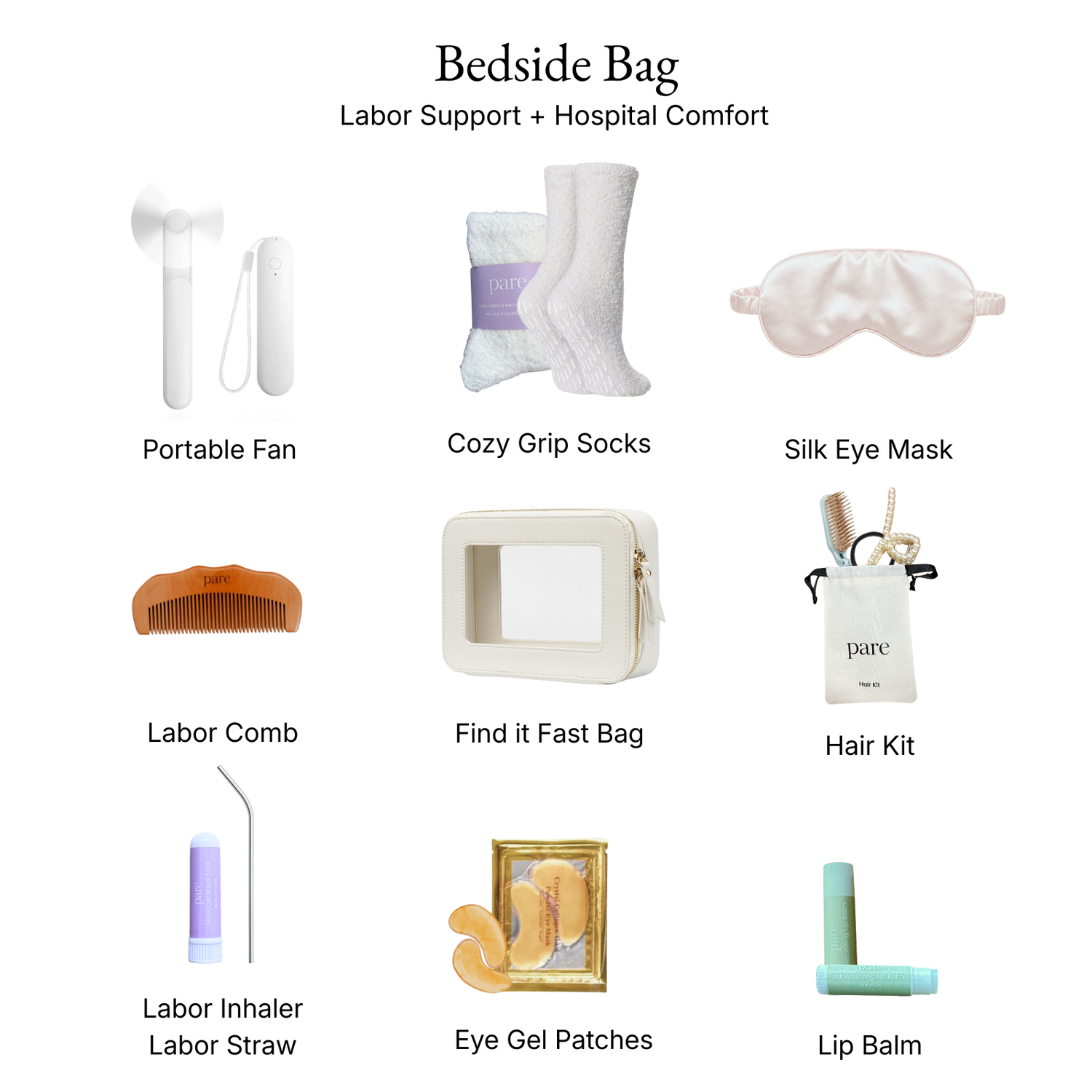 Labor Bedside Bag (10 pc set)